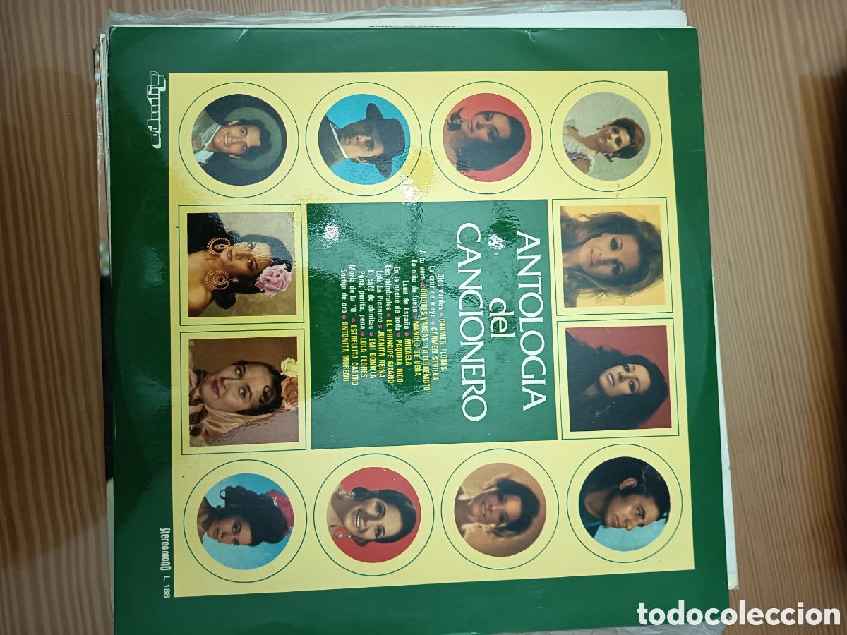 Discos de vinilo: Disco vinilo de ANTOLOG&Iacute;A DEL CANCIONERO