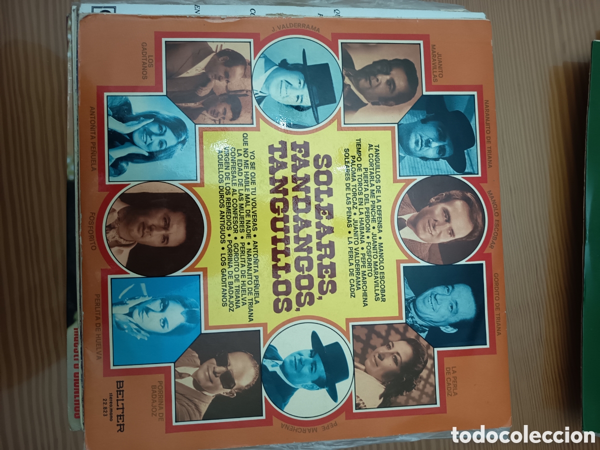 Discos de vinilo: Disco vinilo de SOLEARES , FANDANGOS Y TANGUILLOS