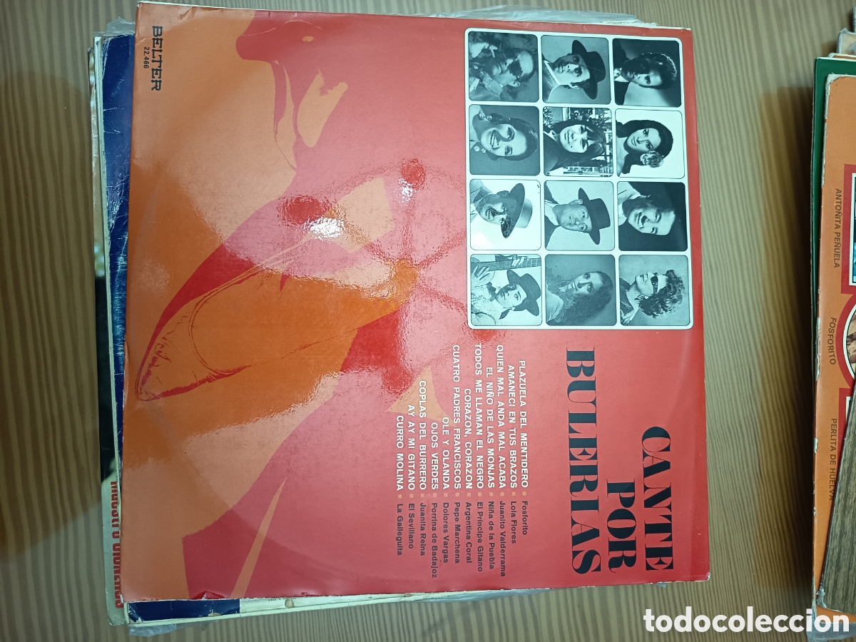 Discos de vinilo: Disco vinilo de CANTE POR BULERIAS