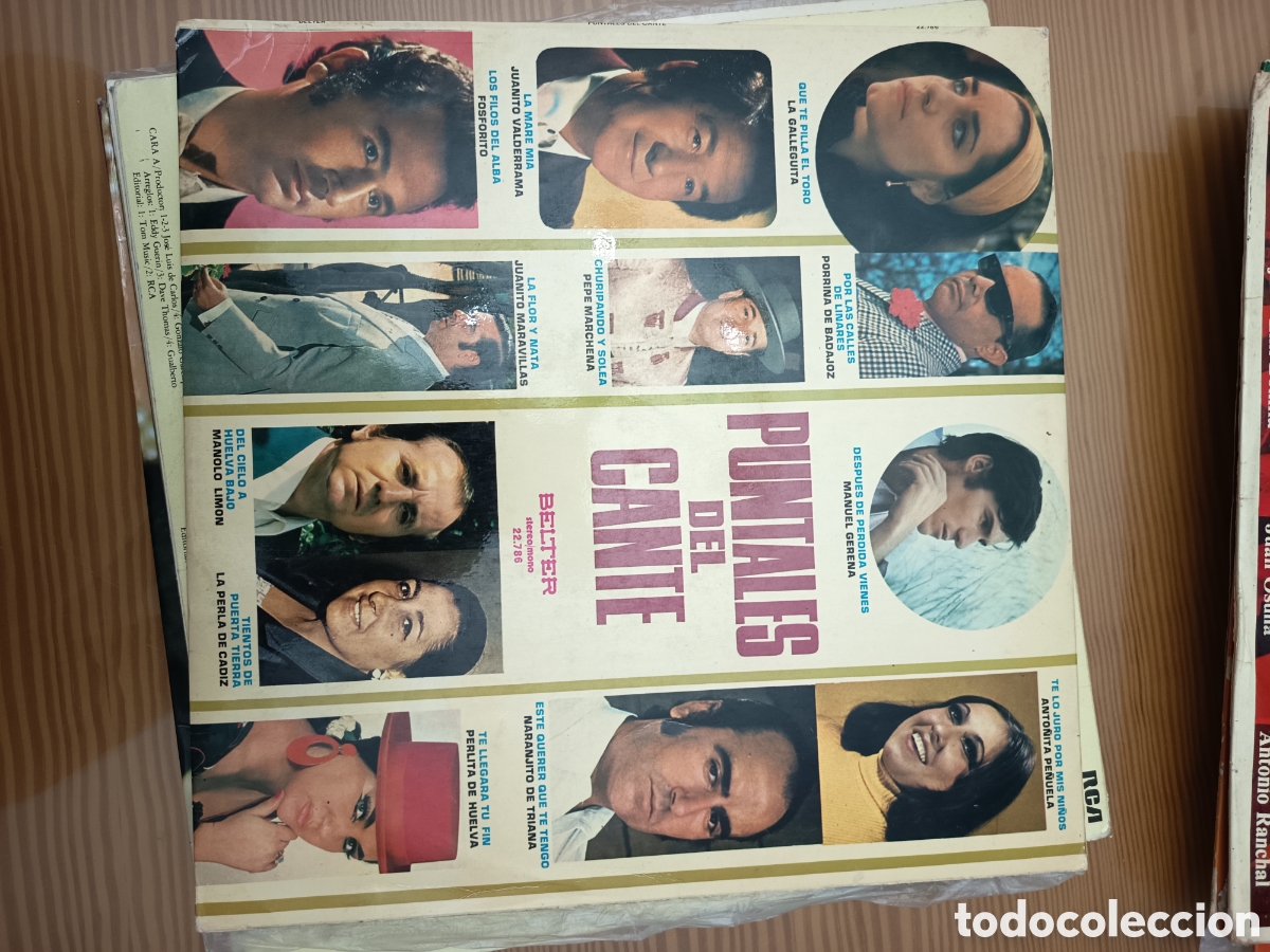 Discos de vinilo: Disco vinilo de PUNTALES DEL CANTE