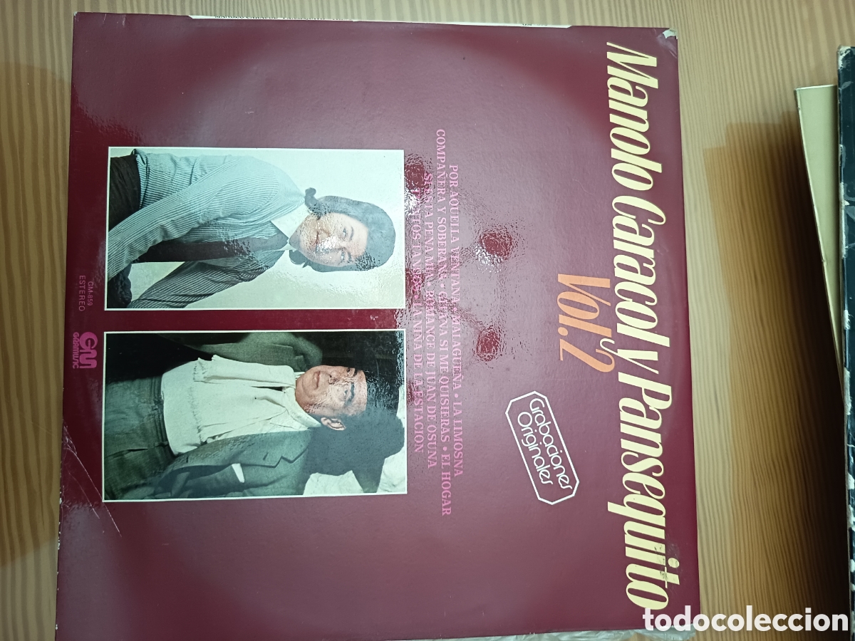 Discos de vinilo: Disco vinilo de MANOLO CARACOL Y PANSEQUITO
