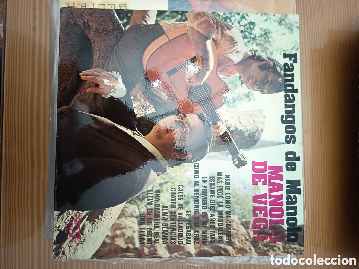 Discos de vinilo: Disco vinilo de FANDANGOS DE MANOLO DE VEGA