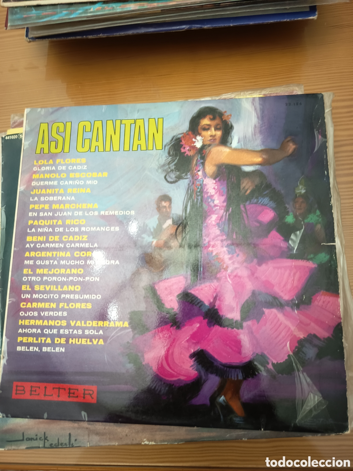 Discos de vinilo: Disco vinilo de AS&Iacute; CANTAN