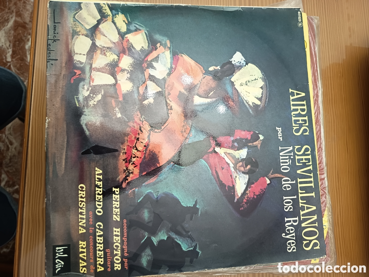Discos de vinilo: Disco vinilo AIRES SEVILLANOS. POR NI&Ntilde;O DE LOS REYES