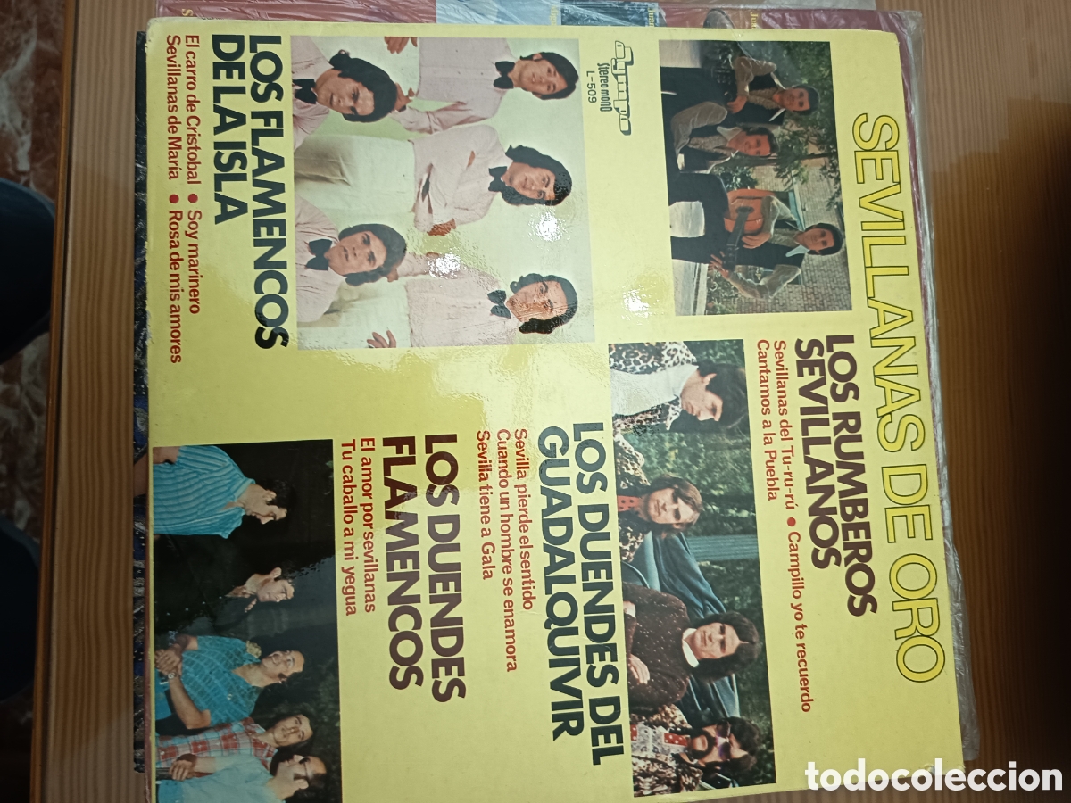Discos de vinilo: Disco vinilo de SEVILLANAS DE ORO