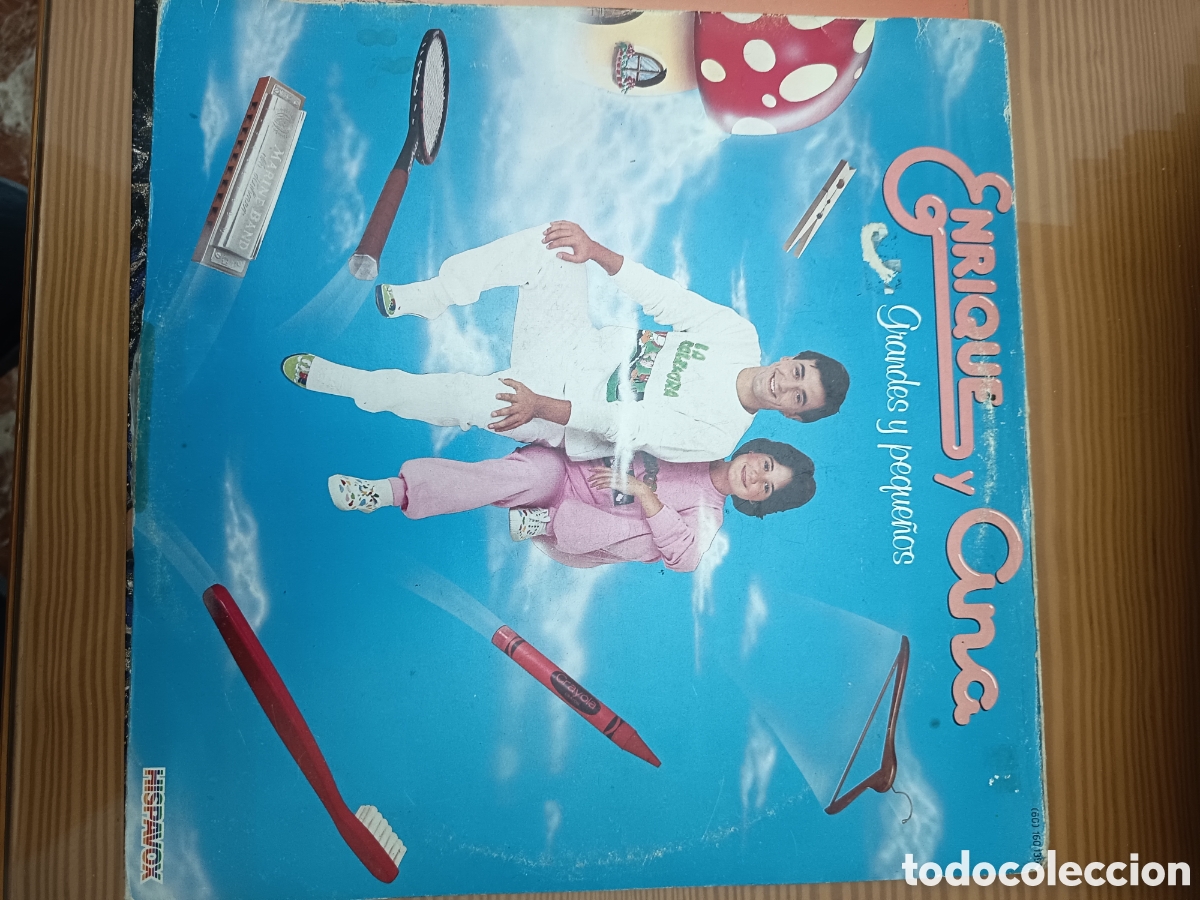 Discos de vinilo: Disco vinilo LP de ENRIQUE Y ANA &rdquo; GRANDES Y PEQUE&Ntilde;OS &rdquo;