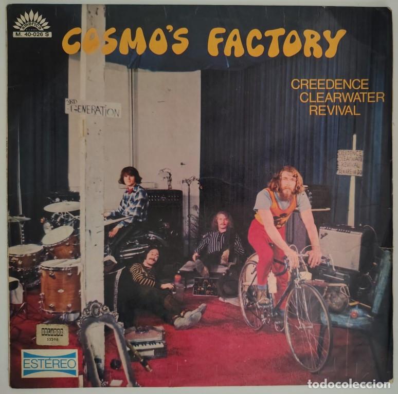 Discos de vinilo: Creedence Clearwater Revival. Cosmo&rsquo;s Factory. America, Spain 1970 LP original (M. 40-026 S)