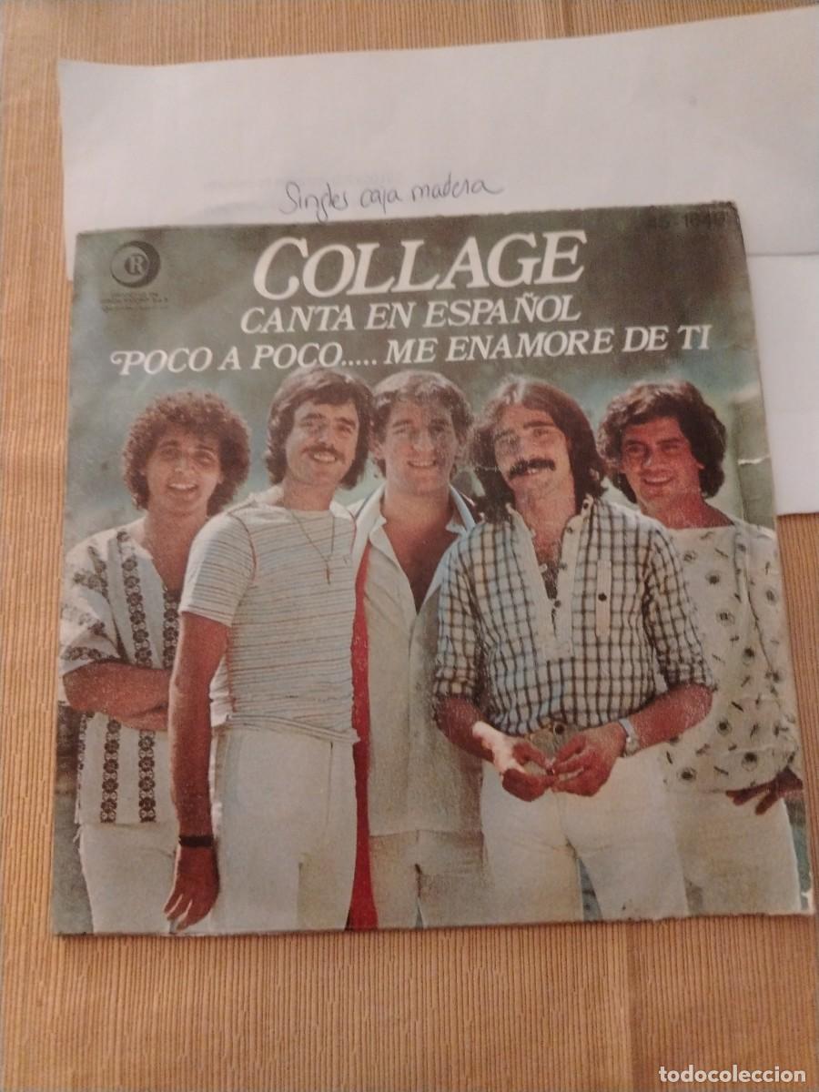 Discos de vinilo: Single vinilo collage canta en espa&ntilde;ol poco a poco me enamor&eacute; de ti