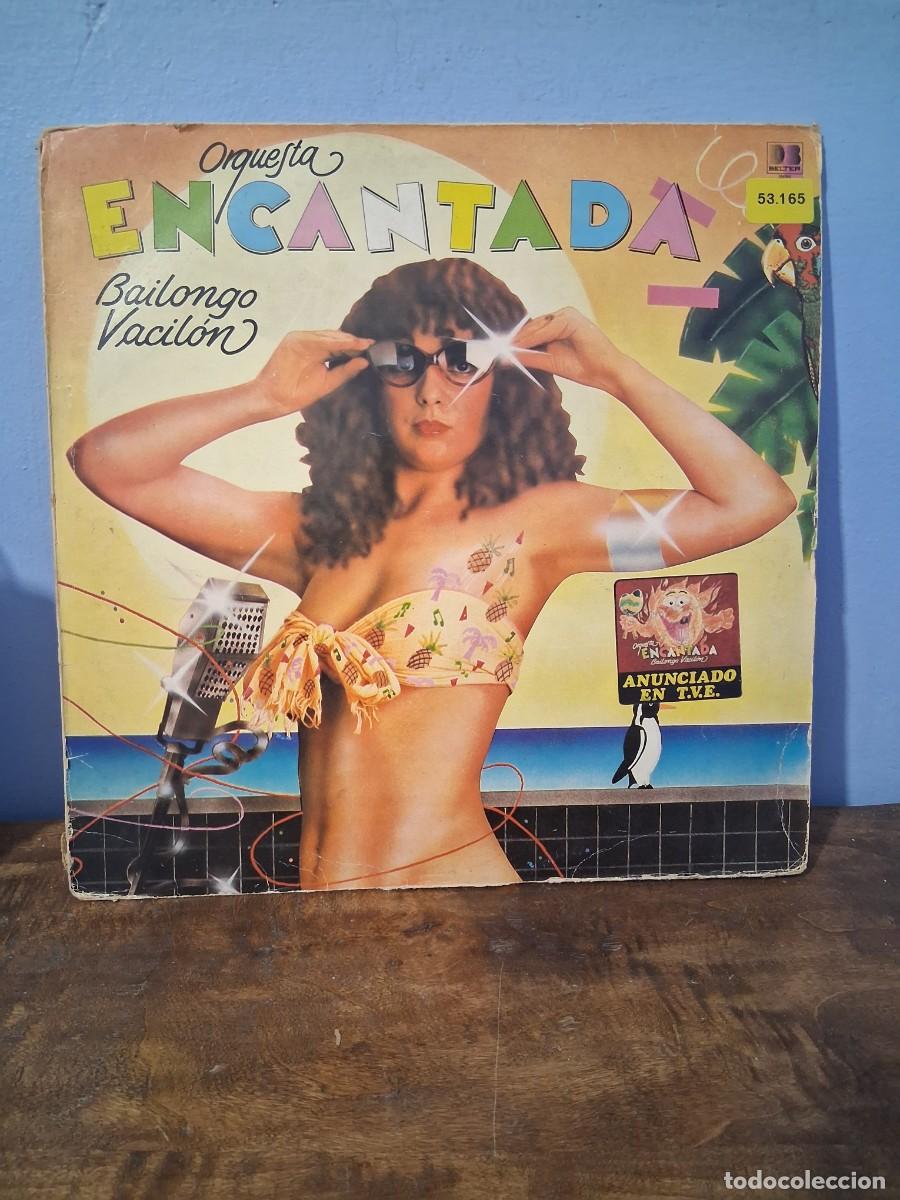 Discos de vinilo: Disco vinilo m&uacute;sica ORQUESTA ENCANTADA BAILONGO VACIL&Oacute;N