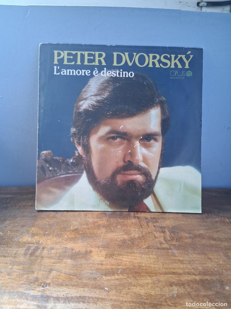 Discos de vinilo: Disco vinilo m&uacute;sica cl&aacute;sica &oacute;pera L'amore &egrave; destino&rdquo; del tenor eslovaco Peter Dvorsk&yacute;