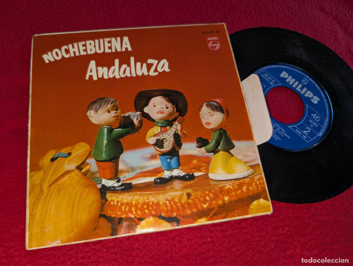 Discos de vinilo: GRUPO CORAL TIPICO CALCOR Nochebuena andaluza. Ya vienen los reyes/Sea la paz +2 EP 7'' 1962 Philips
