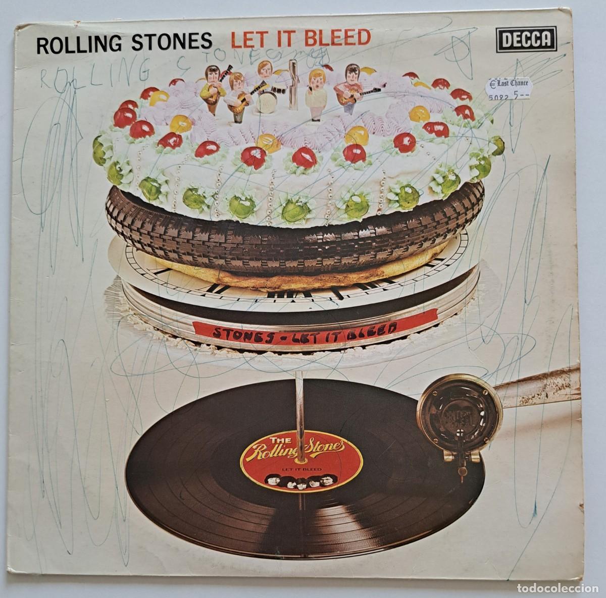 Discos de vinilo: ROLLING STONES - LET IT BLEDD - DECCA - LC 0171 - GERMANY 1970 - Foto 1