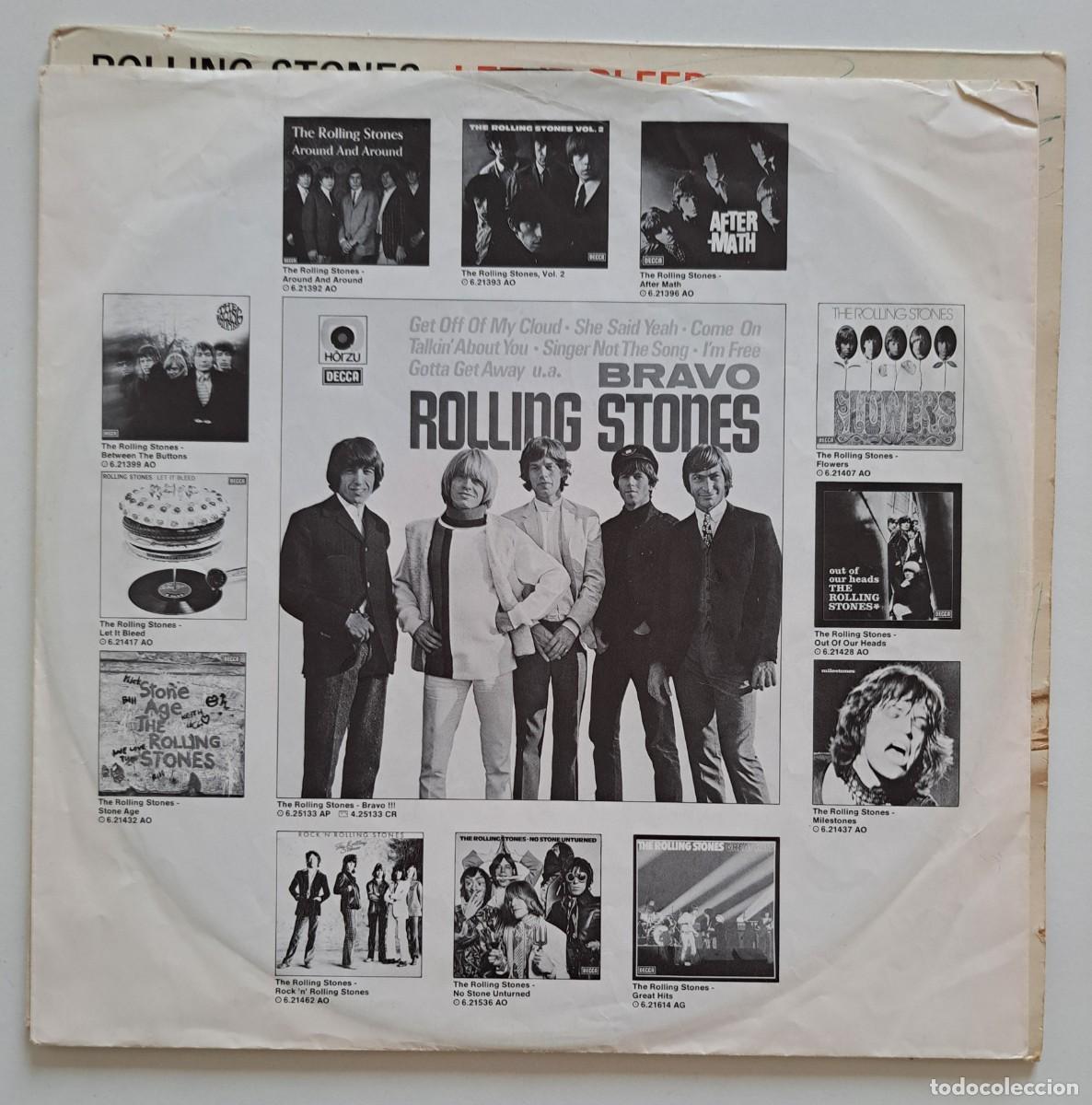 Discos de vinilo: ROLLING STONES - LET IT BLEDD - DECCA - LC 0171 - GERMANY 1970 - Foto 2