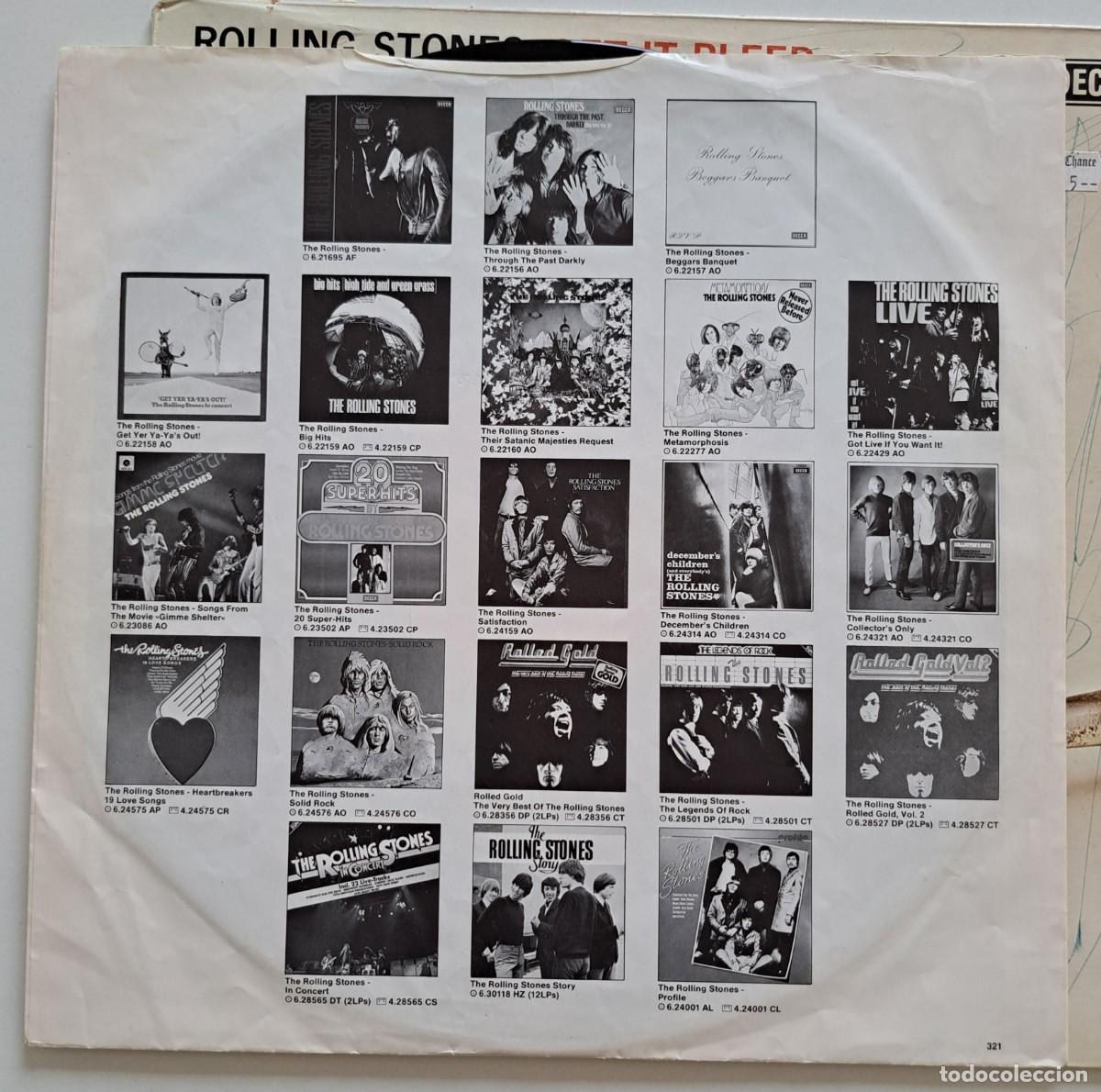 Discos de vinilo: ROLLING STONES - LET IT BLEDD - DECCA - LC 0171 - GERMANY 1970 - Foto 3