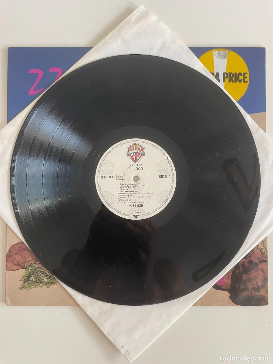 Discos de vinilo: LP ZZ Top &ndash; El Loco. - Foto 3