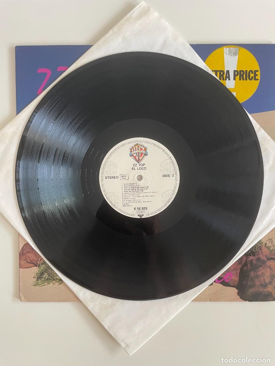 Discos de vinilo: LP ZZ Top &ndash; El Loco. - Foto 4