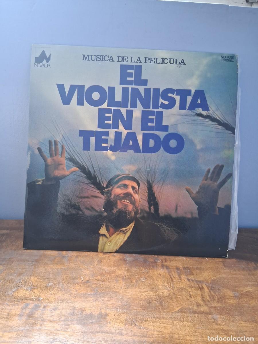 Discos de vinilo: Disco LP vinilo m&uacute;sica tradicional jud&iacute;a cinematogr&aacute;fica Pel&iacute;cula El Violinista En El Tejado