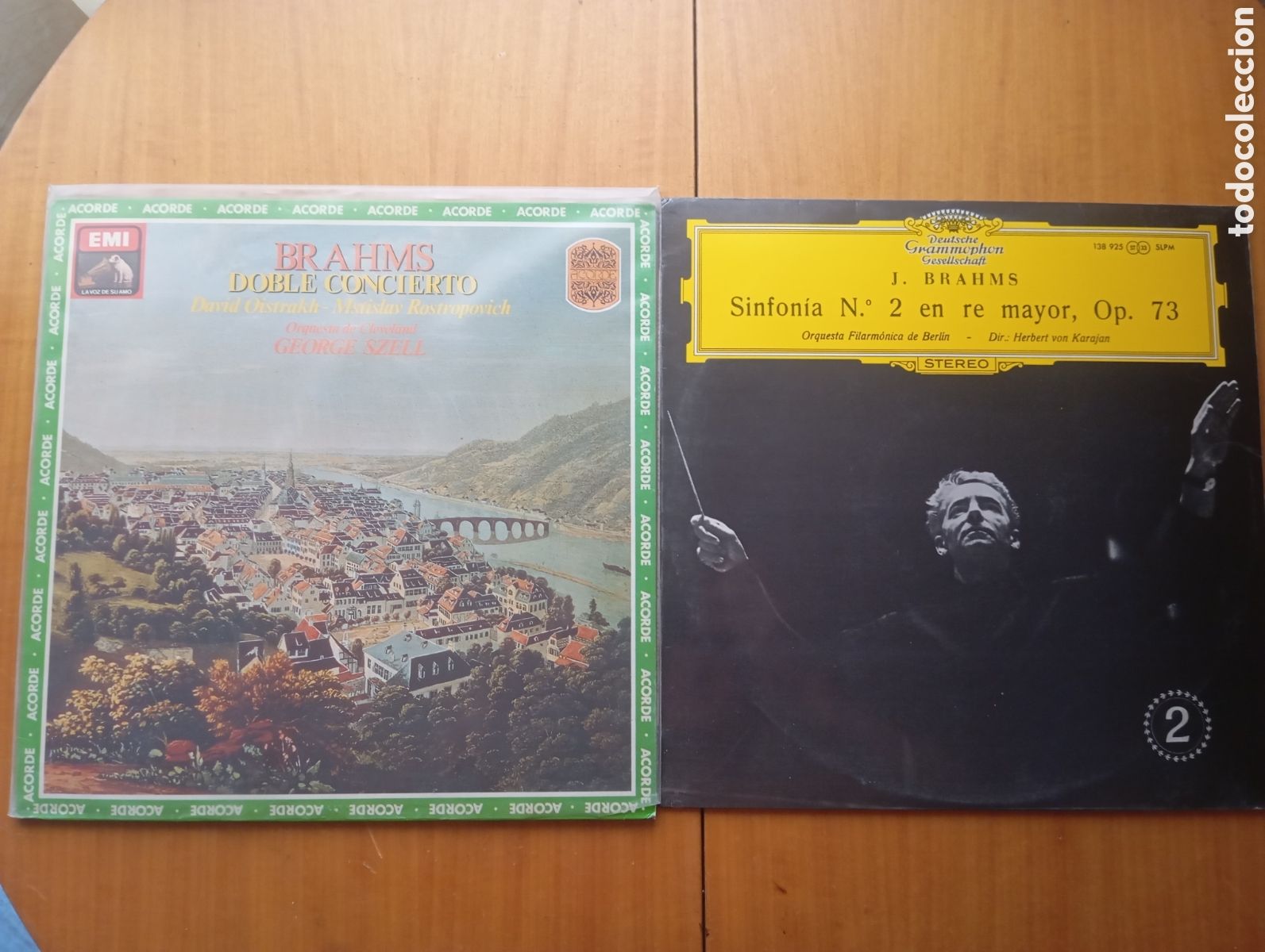 Discos de vinilo: Brahms Dos LP Vinilos