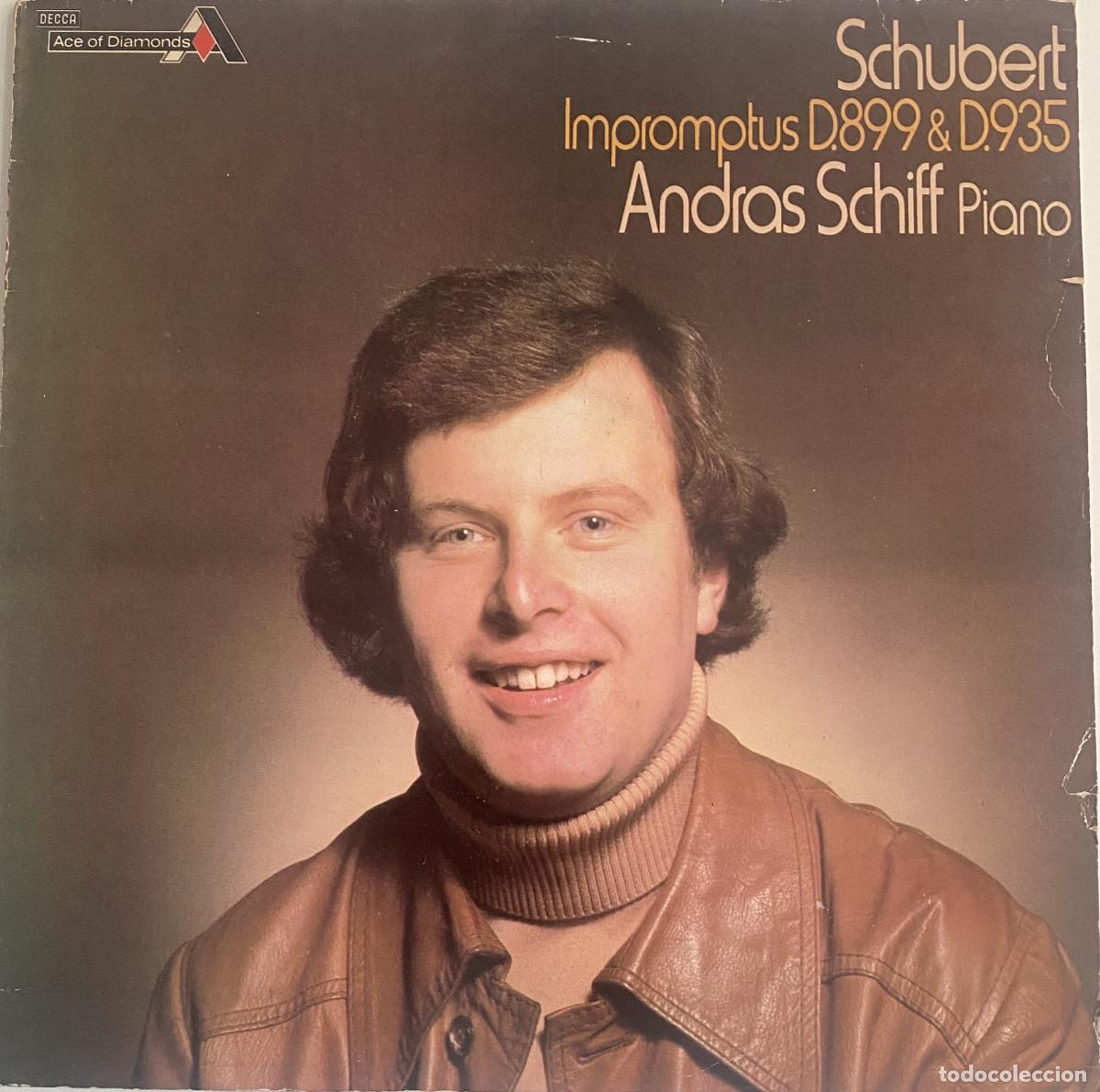 Discos de vinilo: SCHUBERT - IMPROMPTUS D.899 & D.935 - ANDRAS SCHIFF - PIANO - ACE OF DIAMONDS RECORDS - 1978 - JAPON