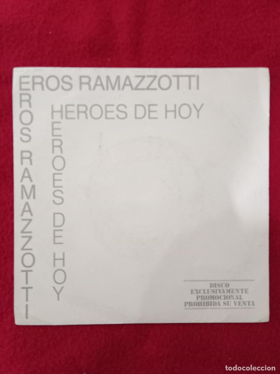 Discos de vinilo: Eros Ramazzotti - H&eacute;roes de Hoy - Edit. HispaVox. 1986