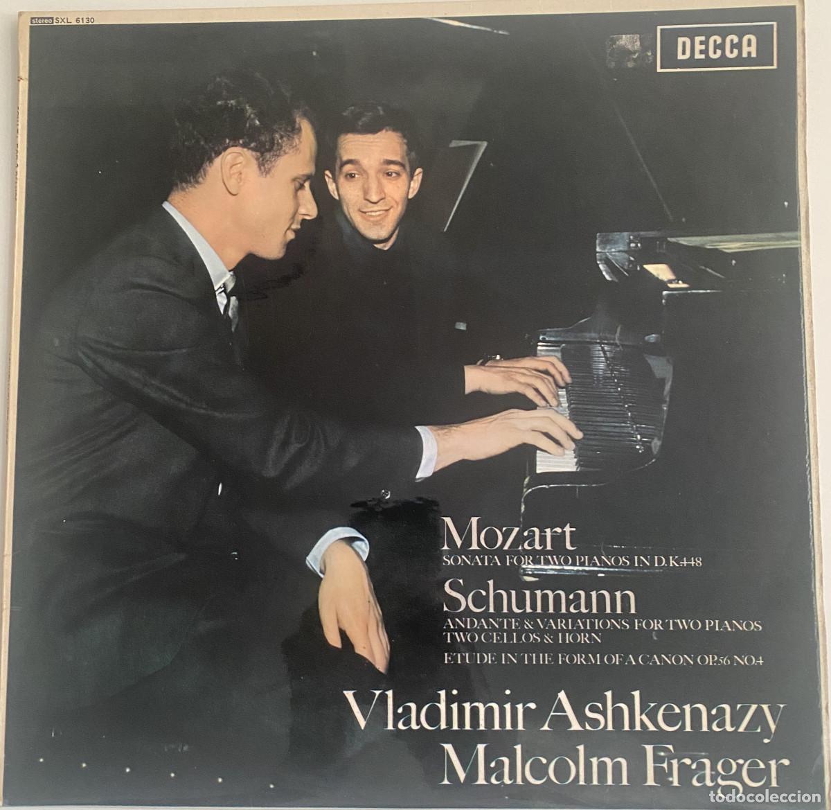 Dischi in vinile: MOZART - SCHUMANN - VLADIMIR ASHKENAZY - MALCOLM FRAGER - 1964 - DECCA - INGLATERRA
