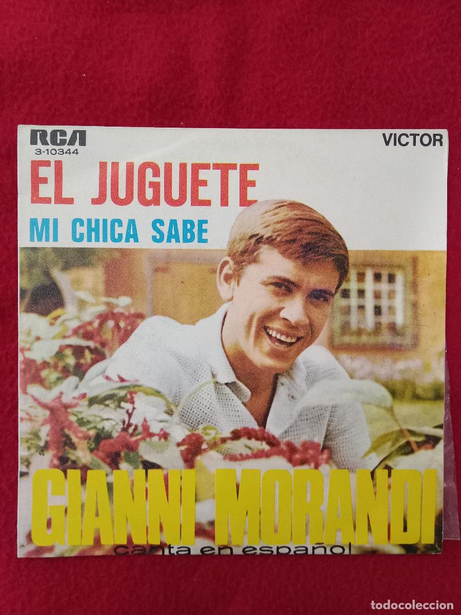 Discos de vinilo: Gianni Morandi - El Juguete / Mi Chica Sabe - Edit. RCA. Victor. 1968