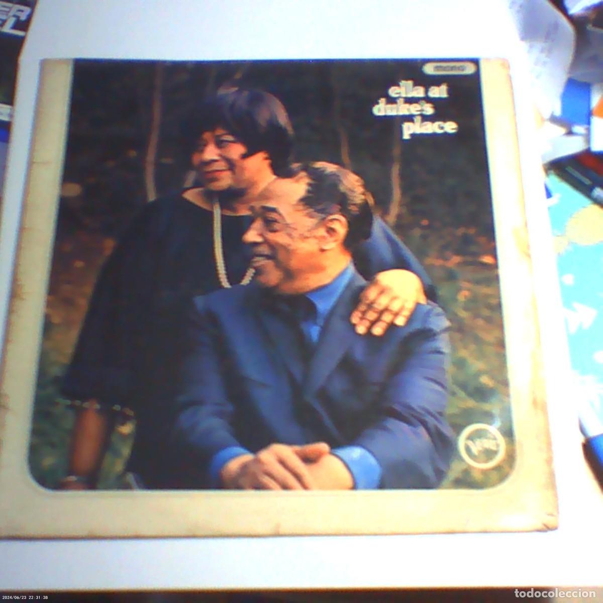 Discos de vinilo: lp ella at duke's place. verve ode&oacute;n 1966 spain (buen estado)