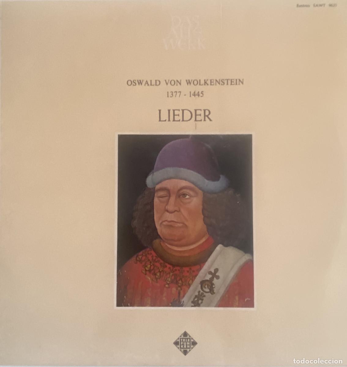 Discos de vinilo: OSWALD VON WOLKENSTEIN - LIEDER - EDAD MEDIA - 1377-1445 - DAS ALTE WERK - TELEFUNKEN - VER FOTOS