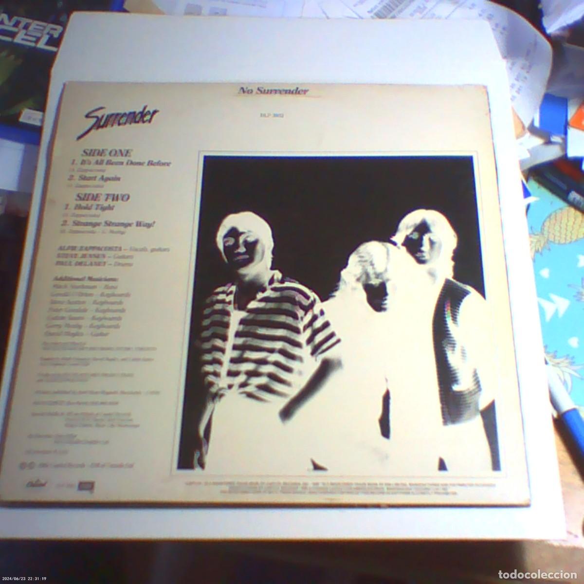 Discos de vinilo: lp surrender. no surrender. emi 1982 canada (buen estado) - Foto 2