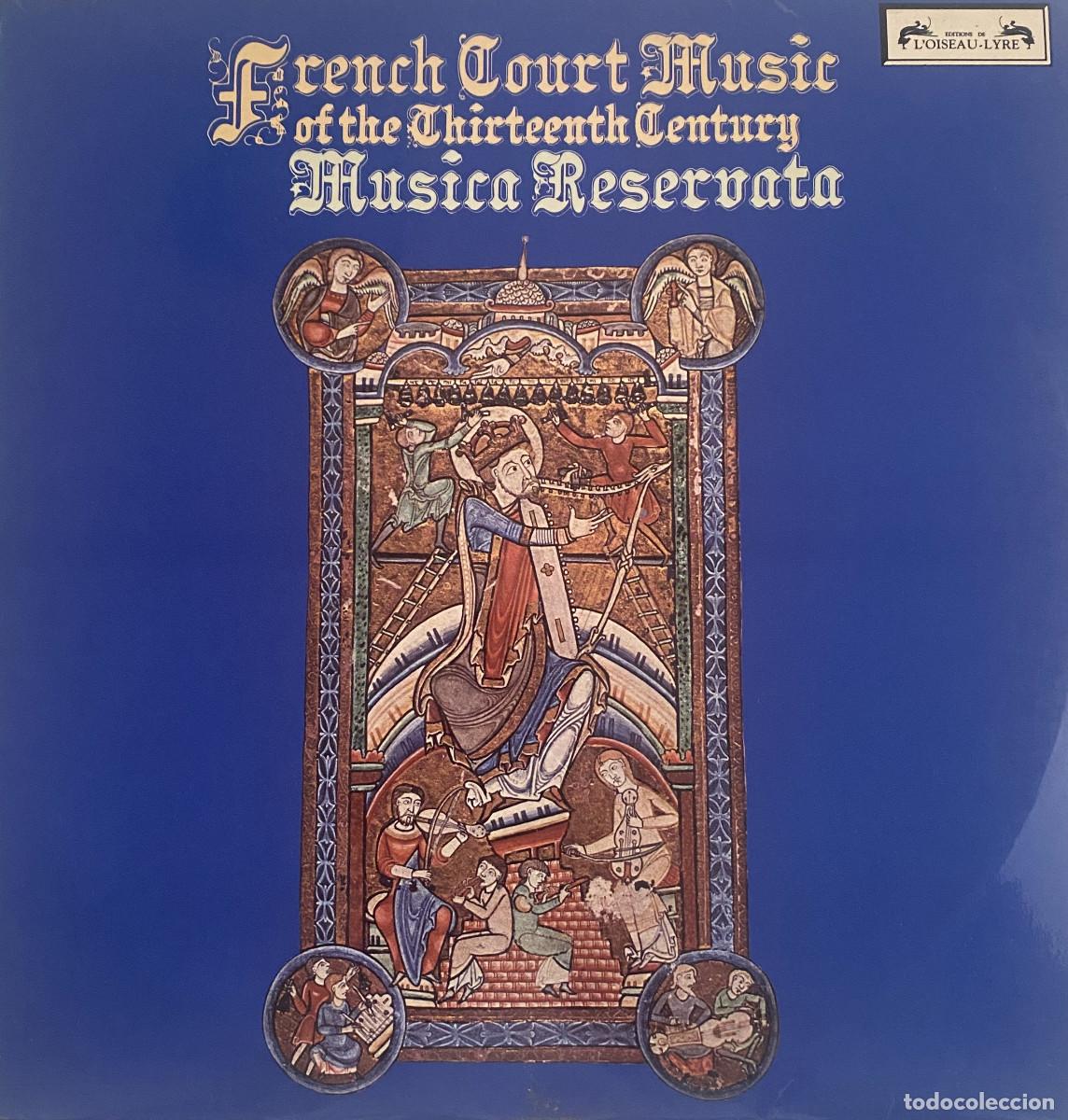 Discos de vinilo: MUSICA RESERVATA - FRENCH COURT MUSIC OF THE THIRTEENTH CENTURY - 1968 - DECCA RECORDS
