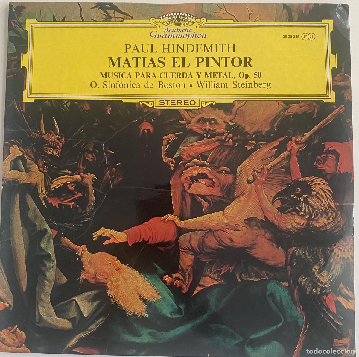 Dischi in vinile: PAUL HINDEMITH - MATIAS EL PINTOR - MUSICA PARA CUERDA Y METAL - DEUTSCHE GRAMMOPHON - VER FOTOS
