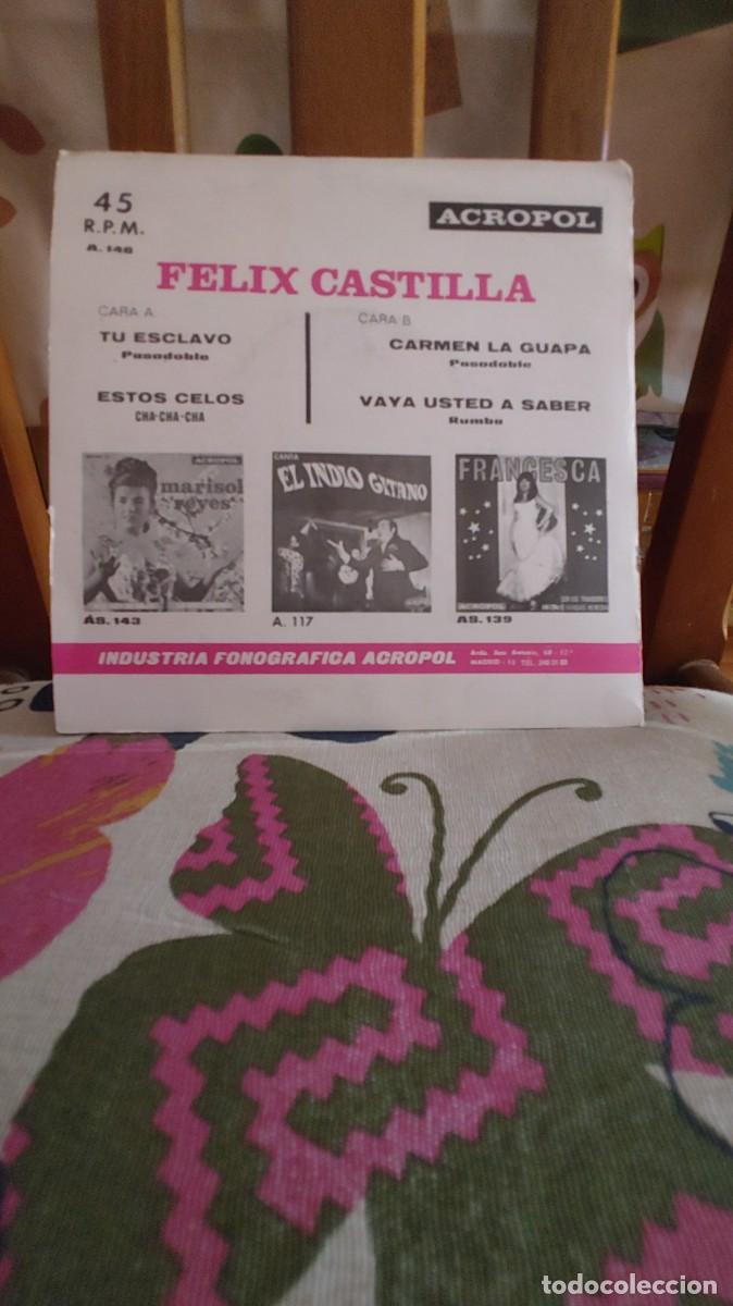 Discos de vinilo: FELIX CASTILLA-EP TU ESCLAVO +3 - Foto 2