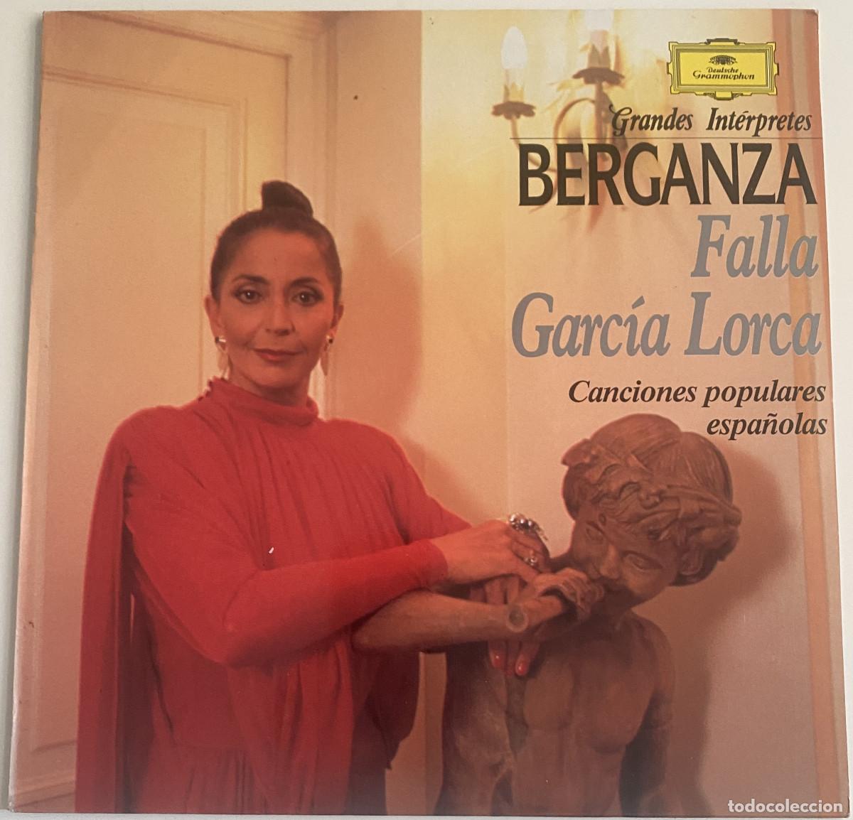 Discos de vinilo: TERESA BERGANZA - FALLA - GARCIA LORCA - GRANDES INTERPRETES - DEUTSCHE GRAMMOPHON - VER FOTOS