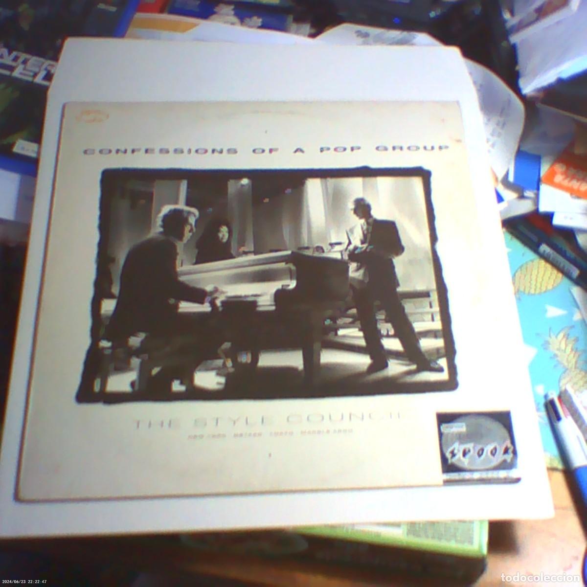 Discos de vinilo: lp the style council. confessions of a pop group. marble arc 1988 spain. tr&iacute;ptico (seminuevo)