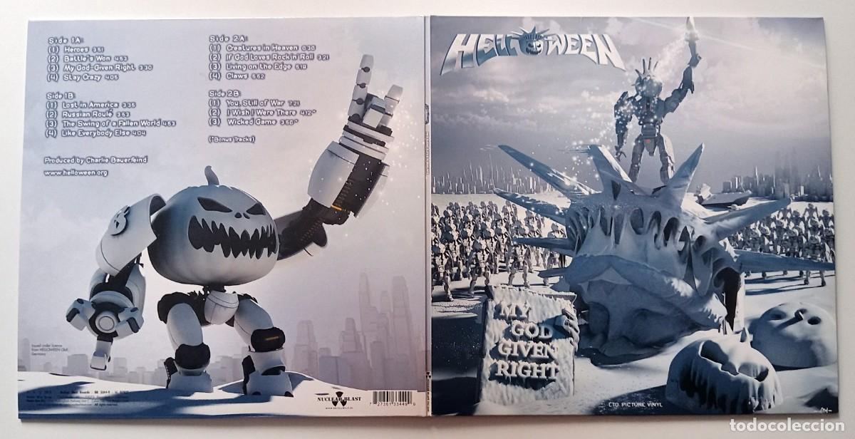 Discos de vinilo: LP HELLOWEEN - MY GOD-GIVEN RIGHT - Foto 5