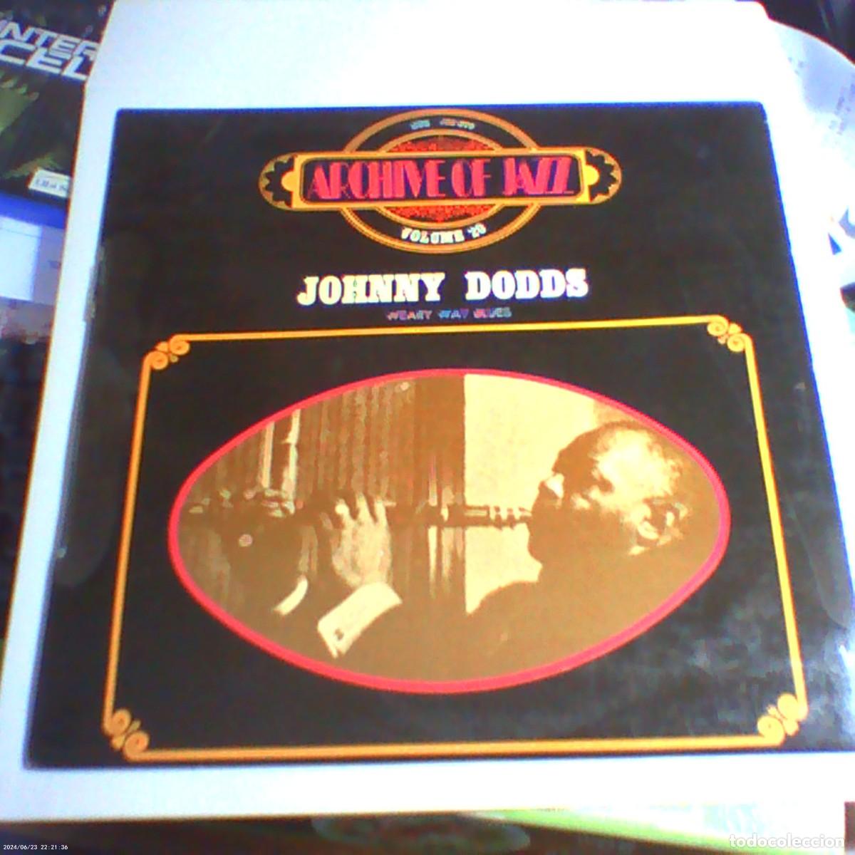 Discos de vinilo: lp johnny dodds. weary way blues. byg records france (seminuevo)