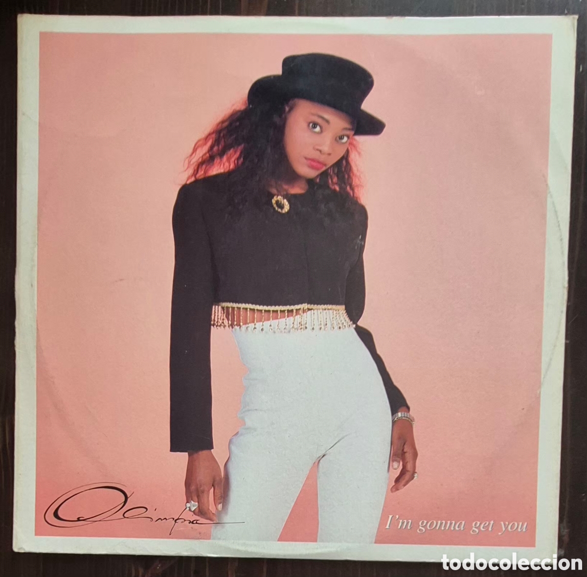 Discos de vinilo: MAXI - OLIMPIA - I'M GONNA GET YOU - 1990 ITALIA (ITALO-DISCO)