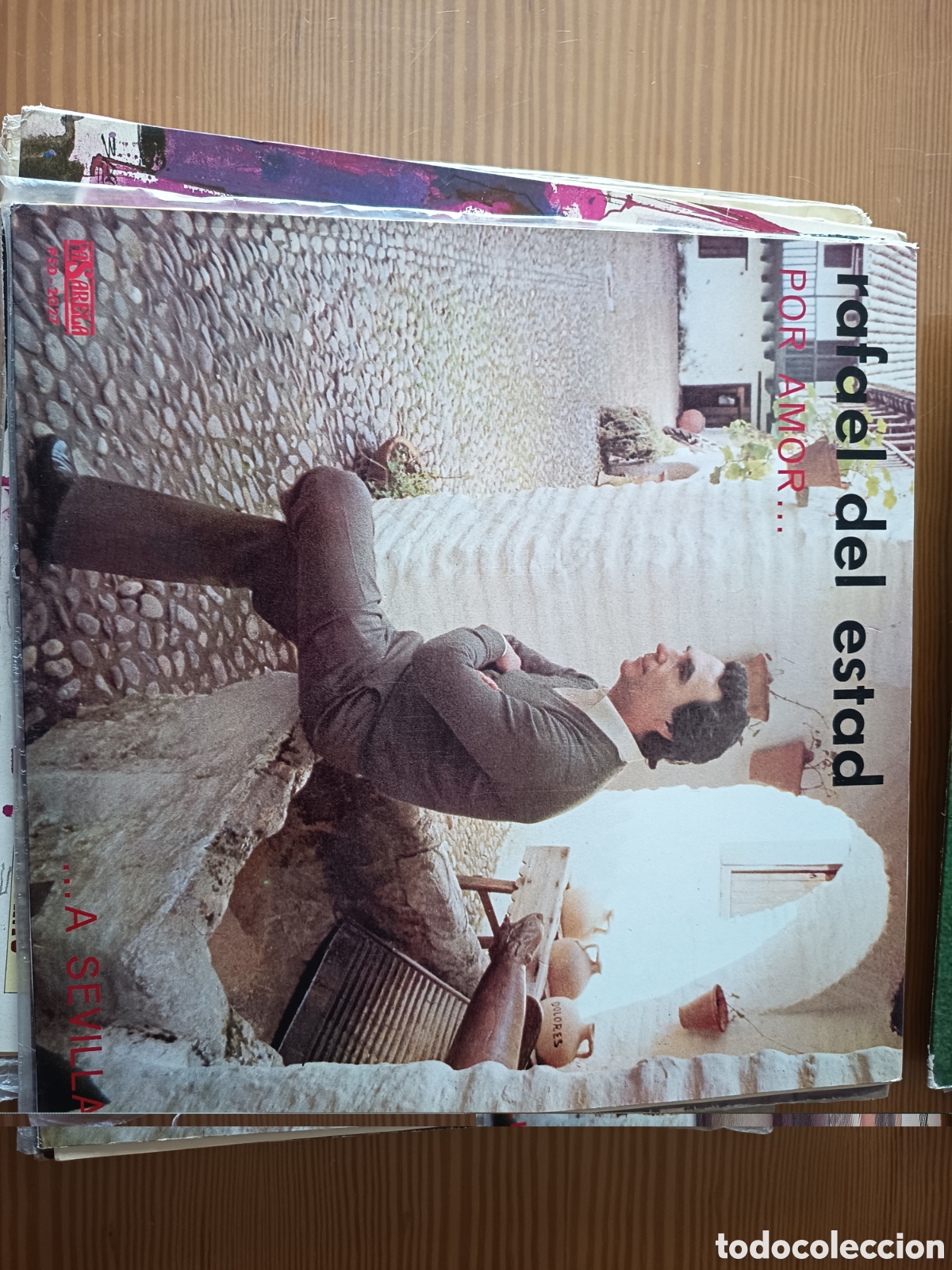 Discos de vinilo: Disco vinilo LP de RAFAEL DEL ESTAD &rdquo; POR AMOR... &rdquo;