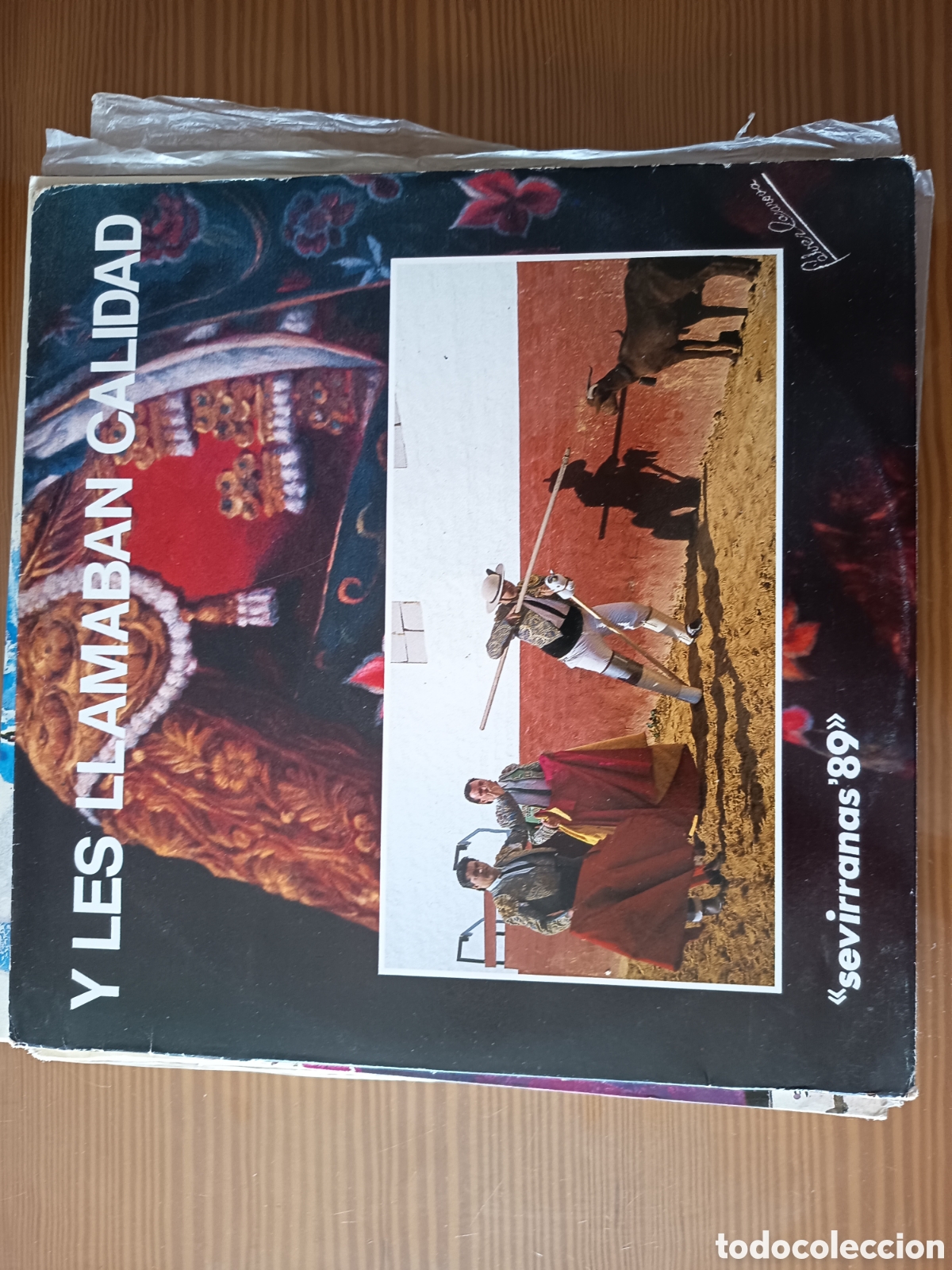 Discos de vinilo: Disco vinilo LP de Y LES LLAMABAN CALIDAD &rdquo; sevillanas 89 &rdquo;