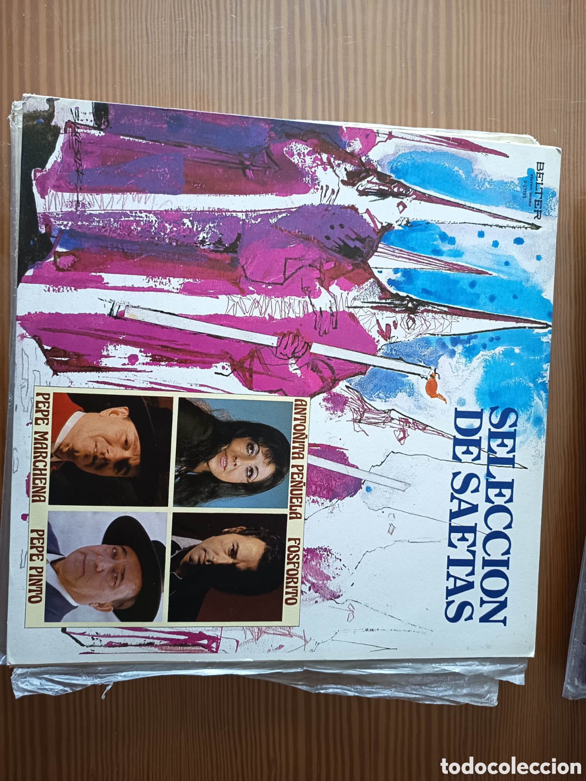 Discos de vinilo: Disco vinilo LP de SELECCI&Oacute;N DE SAETAS