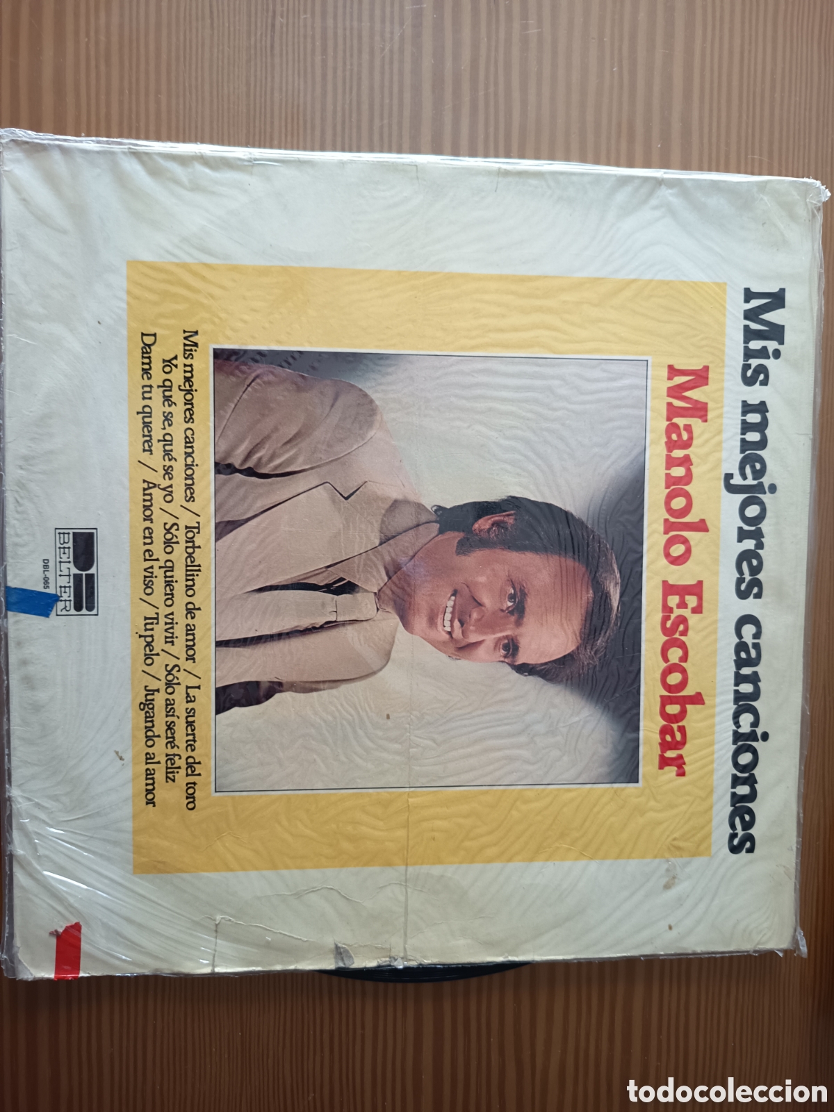 Discos de vinilo: Disco vinilo LP de MANOLO ESCOBAR &rdquo; MIS MEJORES CANCIONES &rdquo;