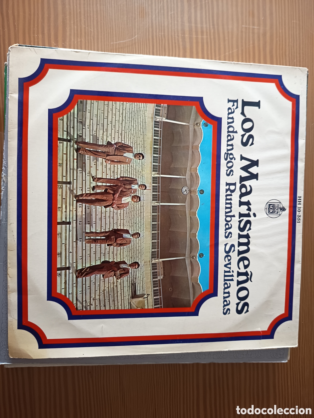 Discos de vinilo: Disco vinilo LP de LOS MARISME&Ntilde;OS &rdquo; FANDANGOS,RUMBAS SEVILLANAS&rdquo;