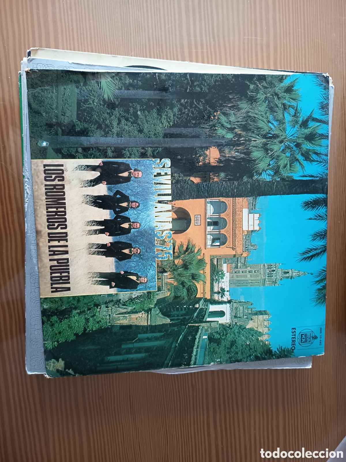 Discos de vinilo: Disco vinilo LP de LOS ROMEROS DE LA PUEBLA &rdquo; SEVILLANAS 75 '