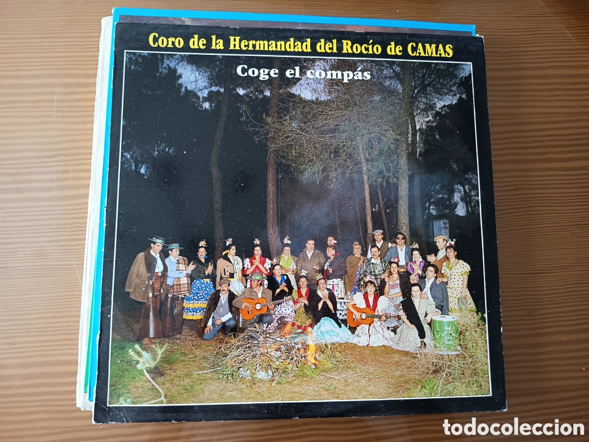 Discos de vinilo: Disco vinilo LP de VORO DE LA HERMANDAD DEL ROC&Iacute;O DE CAMAS &rdquo; COGE EL COMPAS &rdquo;