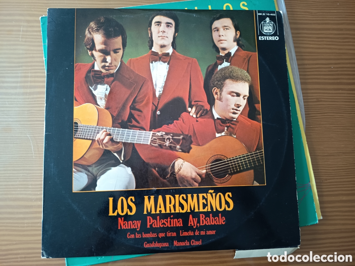 Discos de vinilo: Disco vinilo LP de LOS MARISME&Ntilde;OS &rdquo; NANAY PALESTINA AY BABALE &rdquo;
