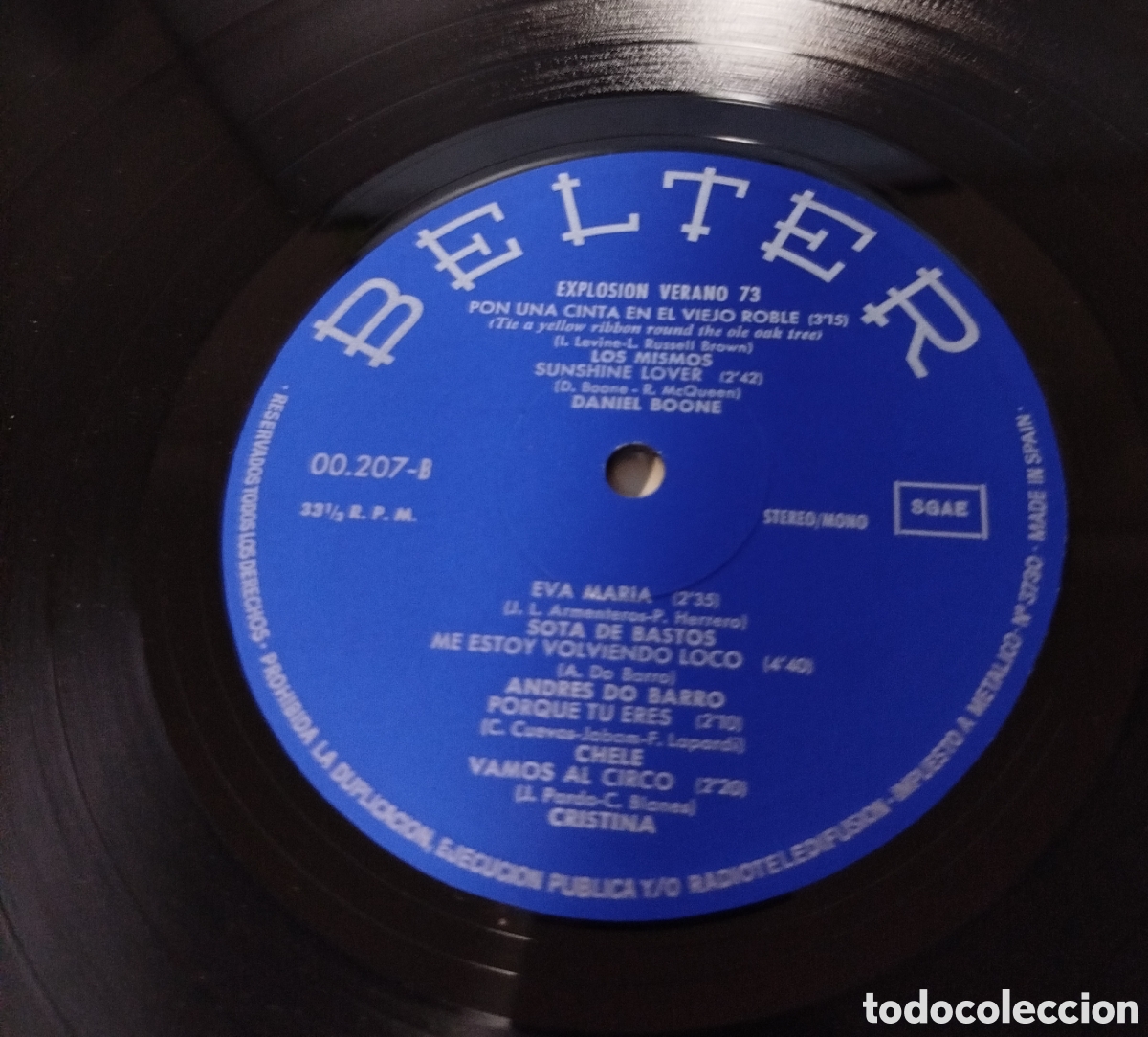 Discos de vinilo: Explosi&oacute;n Verano 73. VV.AA. - Foto 3