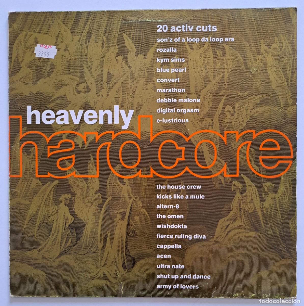 Discos de vinilo: HEAVENLY HARDCORE - 20 ACTIV CUTS (VARIOUS) - Dino Entertainment &ndash; DINTV 35 - UK 1992