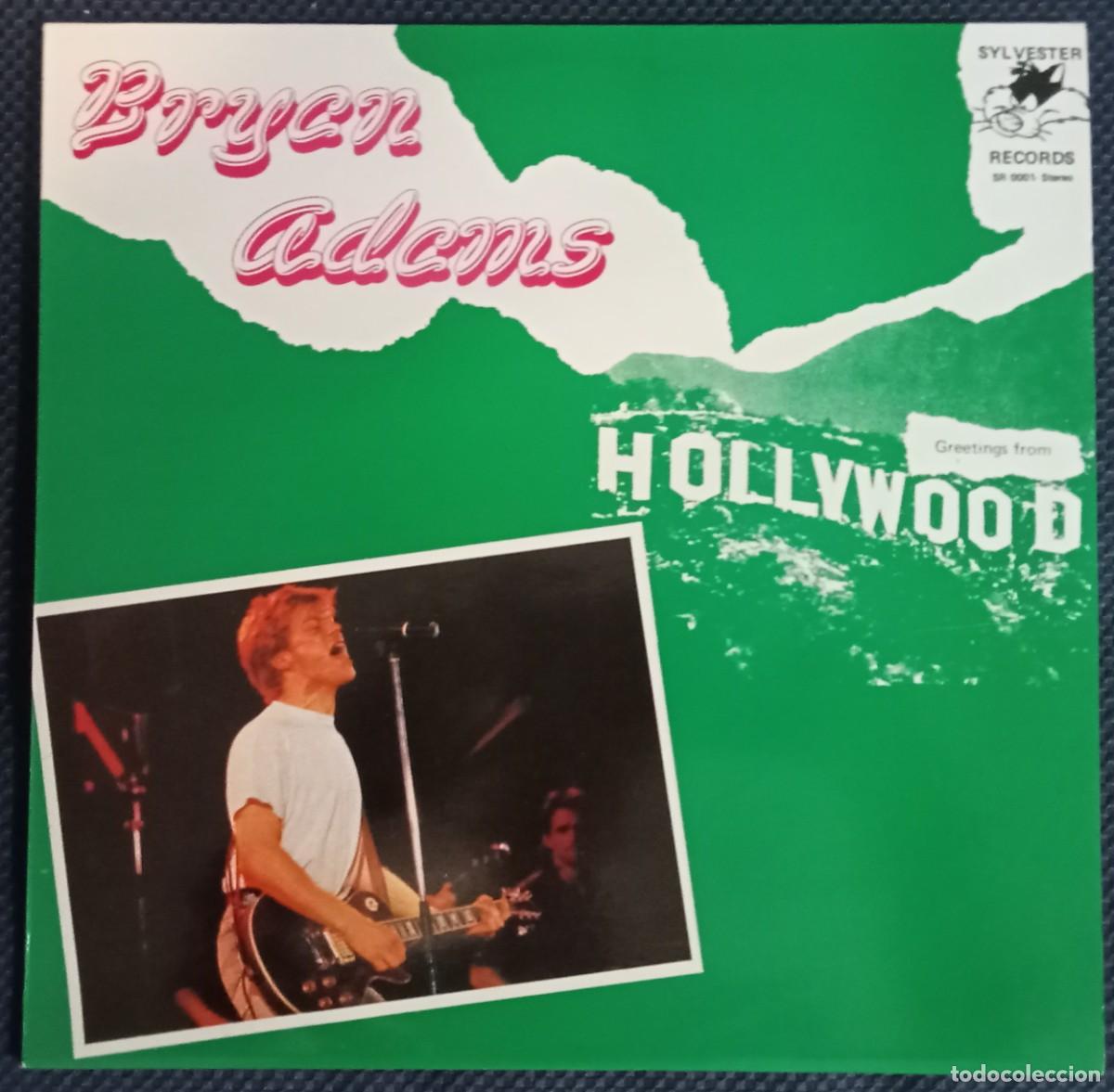 Discos de vinilo: Brian Adams - Greetings from Hollywood, live in USA in 1983, european pressing black vinyl htf!!!