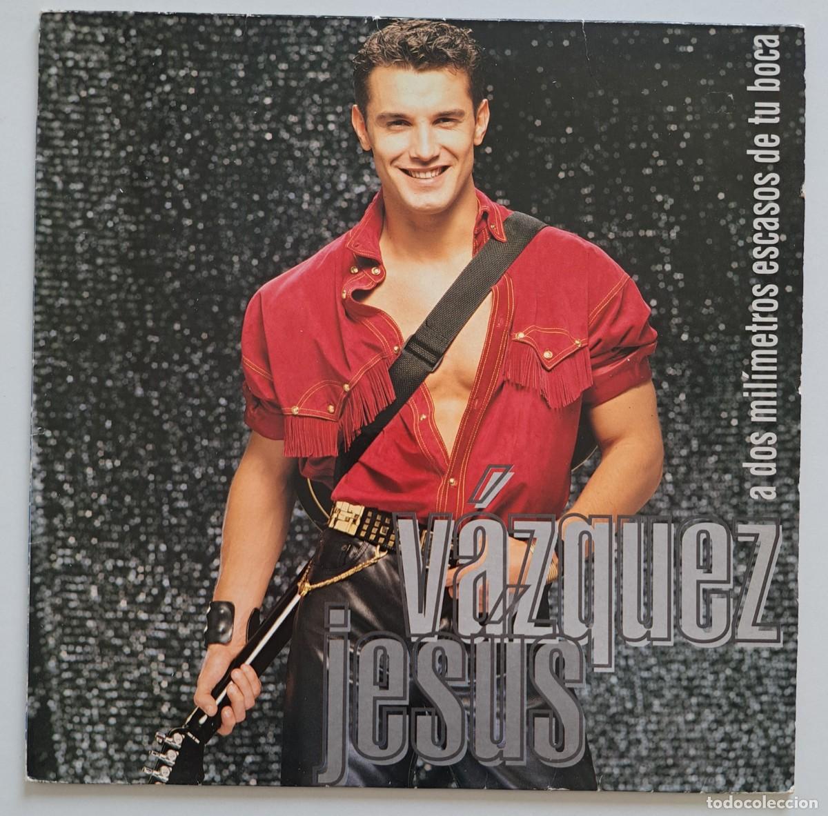 Discos de vinilo: JESUS VAZQUEZ - A DOS MILIMETROS ESCASOS DE LA BOCA - Ariola &ndash; 74321 15057 1 (5F) - SPAIN 1993