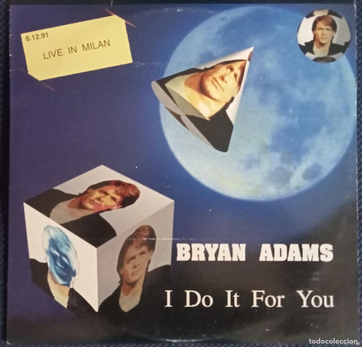 Discos de vinilo: Brian Adams - I do it for You, 2lp live in Italy in 1991, european pressing black vinyl htf!!!